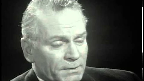 Sir Laurence Olivier : Great Acting 1966 Interview...