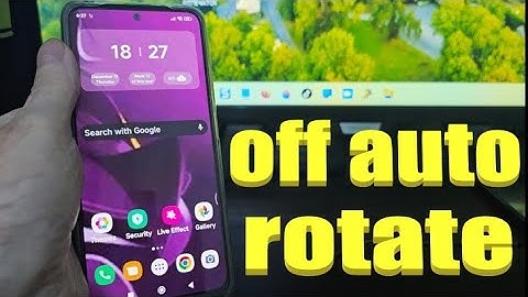 How to off auto rotate in Poco M7 Pro 5G