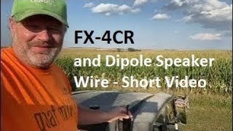 FX-4CR and Speaker wire Dipole QRP SSB 5w - Iowa