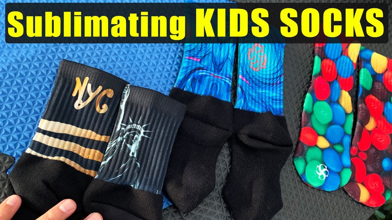 Download Sublimation Of Kids Socks Youtube