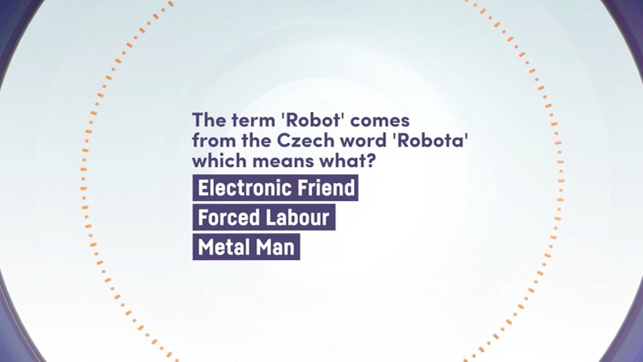 Sb meaning. The Word Robot is a Czech Word for a. Robo Quiz.