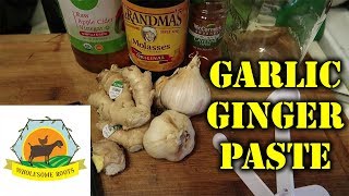 How to make Garlic Ginger Paste for Goats: Immune Booster and Natural Dewormer!