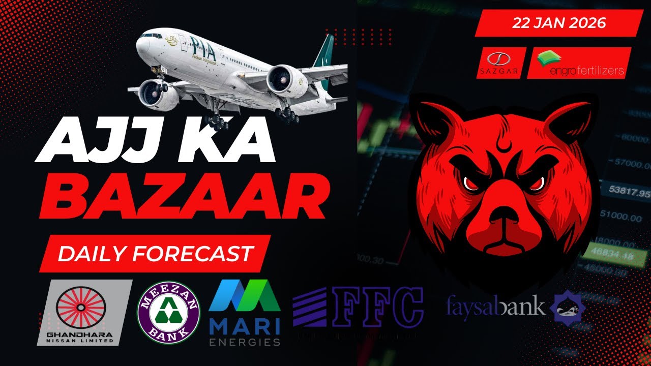 Bear Market Survival | KSE-100 Update | Best PSX Stock Picks Today | Ajj Ka Bazaar