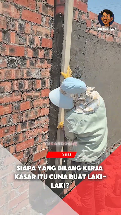 Wanita Multifungsi! Ibu-Ibu China Jadi Tukang Bangunan Tanpa Gengsi! #plestertembok  #kontruksi