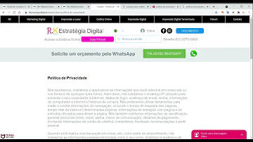Como colocar Política de Privacidade no Wix?