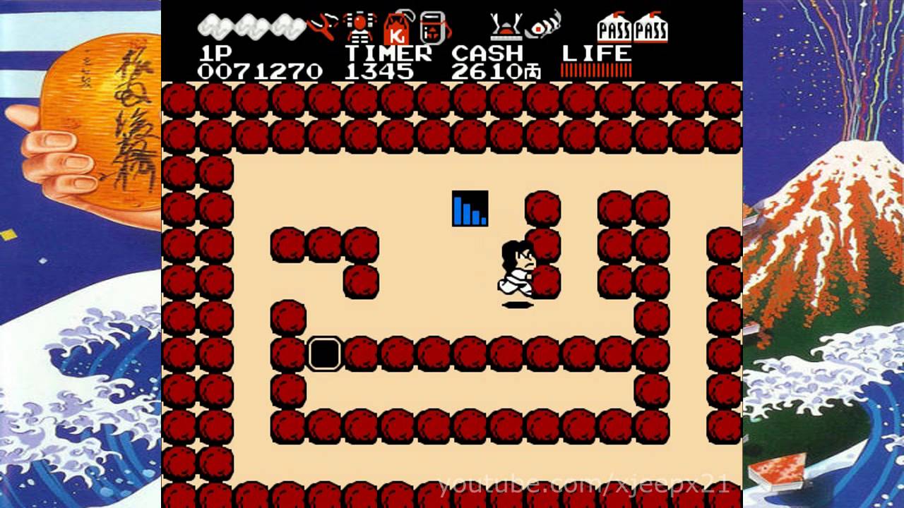 [Famicom Longplay] Ganbare Goemon! Karakuri Douchuu (No Death 1CC) - Real-Time Playthrough by Jeepy