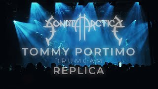 SONATA ARCTICA Tommy Portimo &#39;Replica&#39; Drumcam / Tampere 29.9.2023