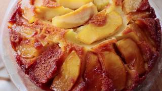 Пирог перевертыш с яблоками в карамели/Любимый рецепт нашей семьи