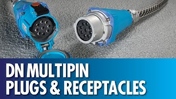 DN9 & DN20 Multipin Plugs and Receptacles from MELTRIC®
