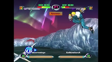 MvC2: Skimitar - Cyclops Clutches it out vs Commando .:11.24.22:. [Romneto Commentary]