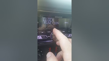 Kenwood Radio DPX592BT time change