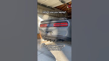 Hellcat vs New Dodge Charger EV - Cold Start