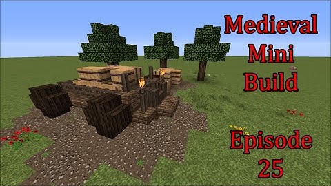 Minecraft-Medieval Mini Build Episode 25: Goods Cart