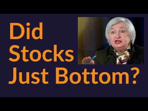 Did Stocks Just Bottom?