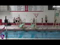 Bentley womens swimming highlights from the 2023 northeast10 championships