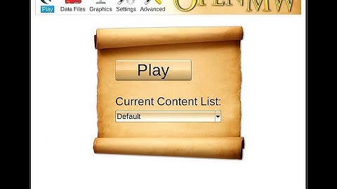 OpenMW Episode #1 ( Old Install Method )