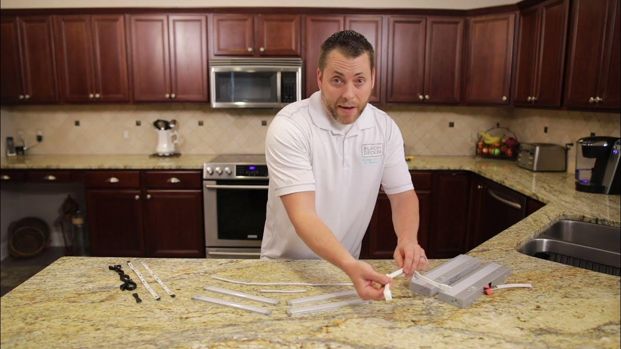 BLACK+DECKER PUSH WIRE® Under Lighting Kit YouTube
