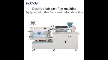 Lab cast film machine:Equipped with thin film visual defect detection