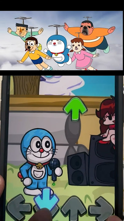Doraemon in FNF mobile mod - gameplay x Animation