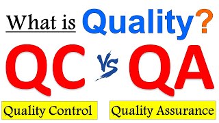 What is the difference between Quality control and Quality assurance | Difference between QA and QC