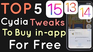 Top 5 Jailbreak Tweaks For FREE IN APP PURCHASES iOS 12/16 🔥 ( Educational )
