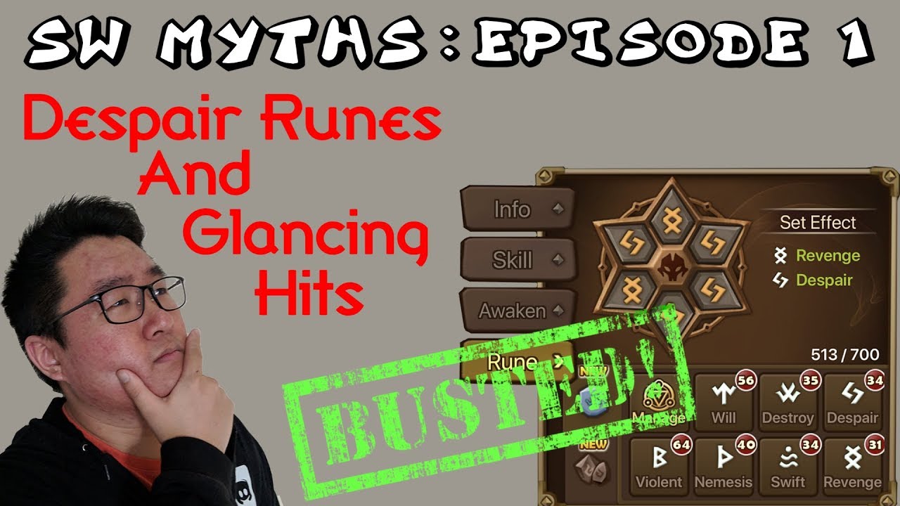 SW Myths Ep1: Despair & Glancing Hits // Summoner's War