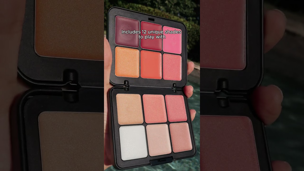 HD SKIN BLUSH & GLOW PALETTE 12 SHADES