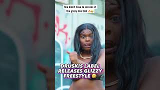 Scar Lip goes crazy on the Coulda Been Records Glizzy Freestyle 🤣 #druski #newyorkrap