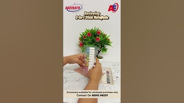 Colourful Stick Notepads with bookmark tips & ruler – smart notes made easy #shorts #notepad