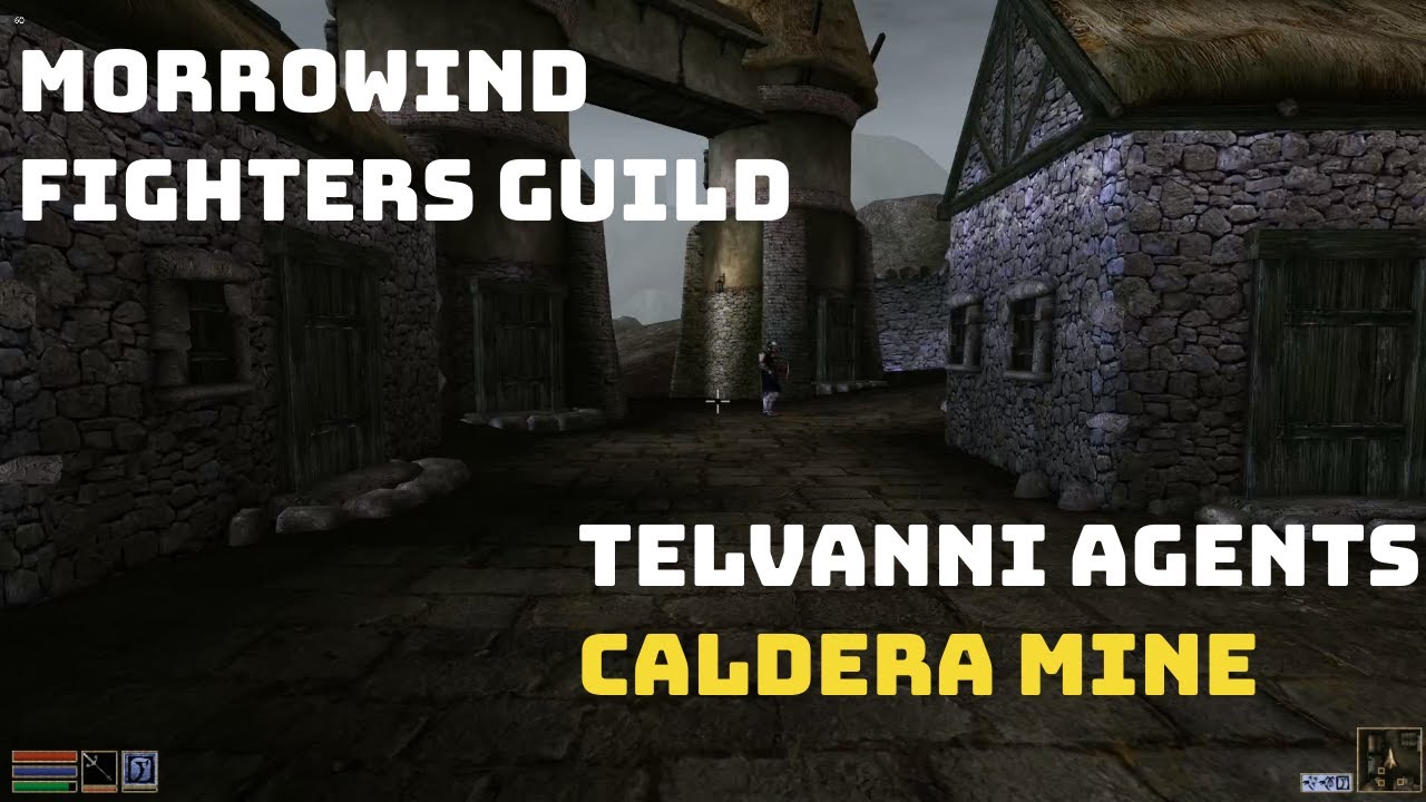 Morrowind Fighters Guild Quest 3 Telvanni Agents Caldera Mine YouTube