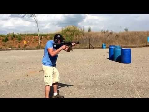 MP5 full auto mag dump