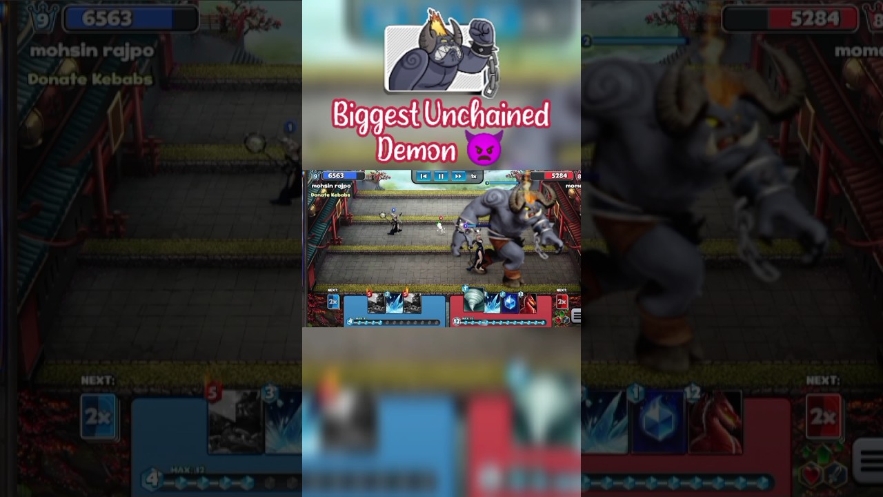 Trolling Players With Huge Unchained Demon 🔥😱-!
