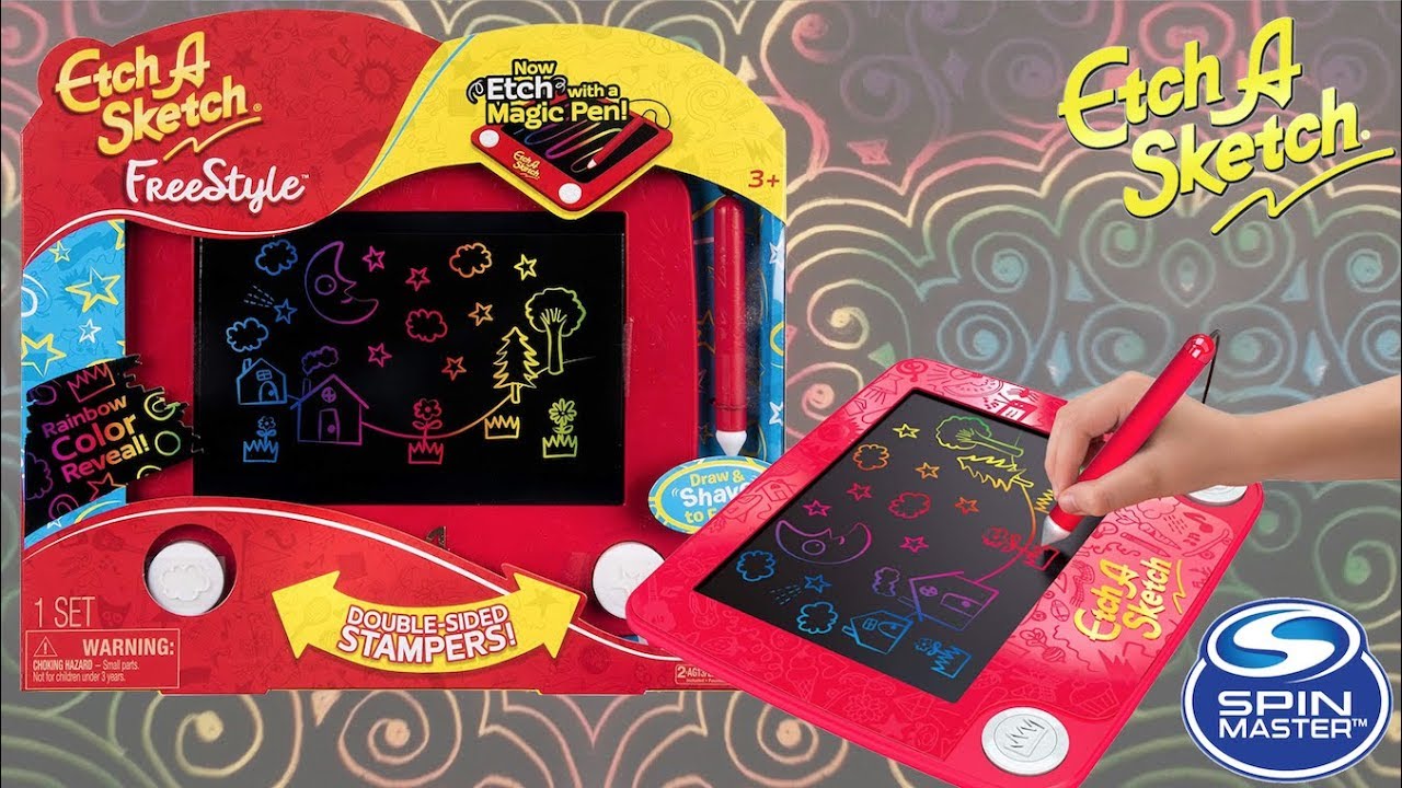 Easy Etch a sketch etch a sketch freestyle drawing pad spin for Windows PC
