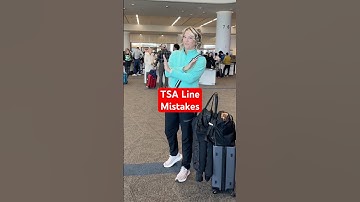 Airport Security Mistakes Slowing You Down #traveltip #tsatips #shorts