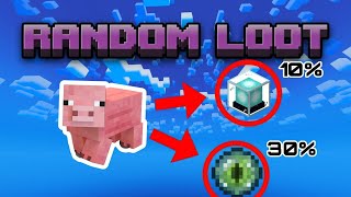 How to make Random Custom Loot for Any Mobs using Commands in Minecraft Bedrock