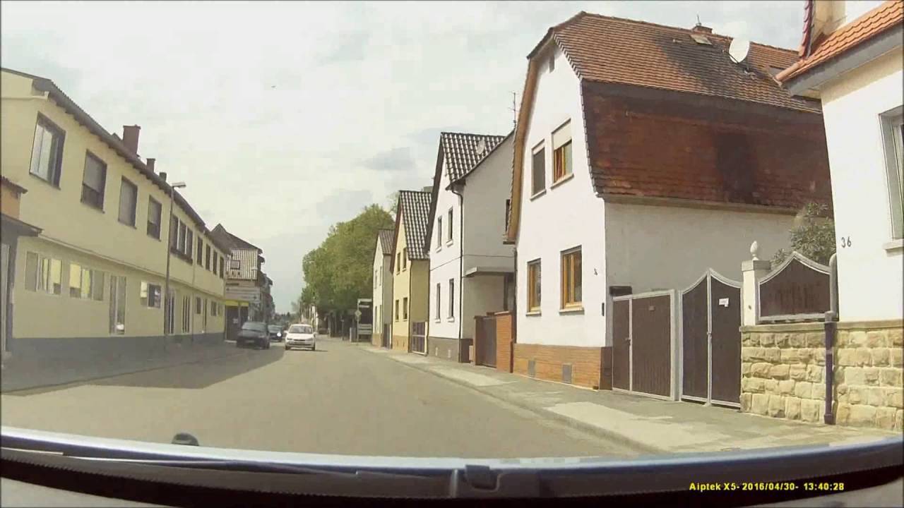 Ortsdurchfahrt im Ried/HP: Hofheim (Ost rein, SW raus)