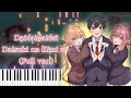 【君のことが大大大大大好きな100人の彼女 OP】大大大大大好きな君へ♡ (フル) ピアノアレンジ