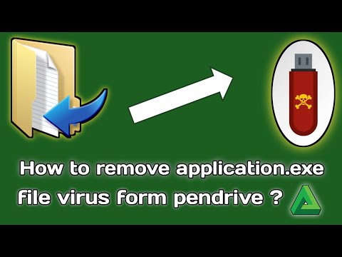 How to remove application.exe file virus form pendrive | Folder.exe | smadav antivirus | in hindi ??