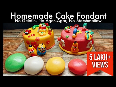 How to Make FONDANT Without Gelatin amp Agar AgarJust 3 Ingredients Recipe