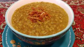 طرز تهیه عدسی،صبحانه ای خوشمزه ودلچسب با آشپزخانه فریبا    How to make adasi