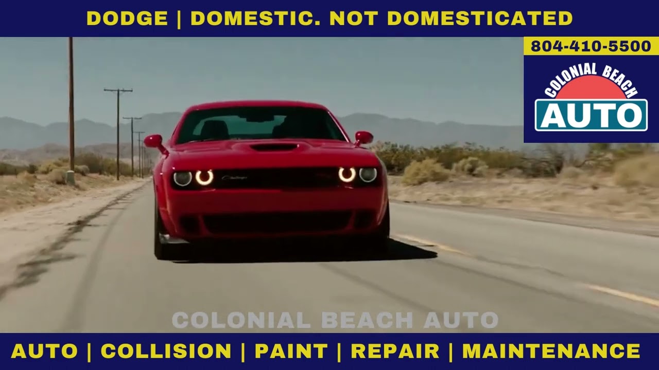Dodge Domestic. Not Domesticated Colonial Beach Auto YouTube