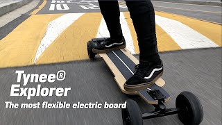 #149 Tynee Explorer / The most flexible electric board - full review