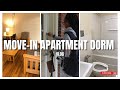 COLLEGE MOVE-IN | APARTMENT DORM VLOG | WAKE FOREST UNIVERSITY