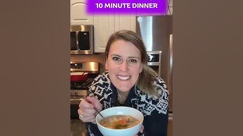 10 Minute Pot Sticker Soup! #souprecipe #healthydinners #simplerecipes