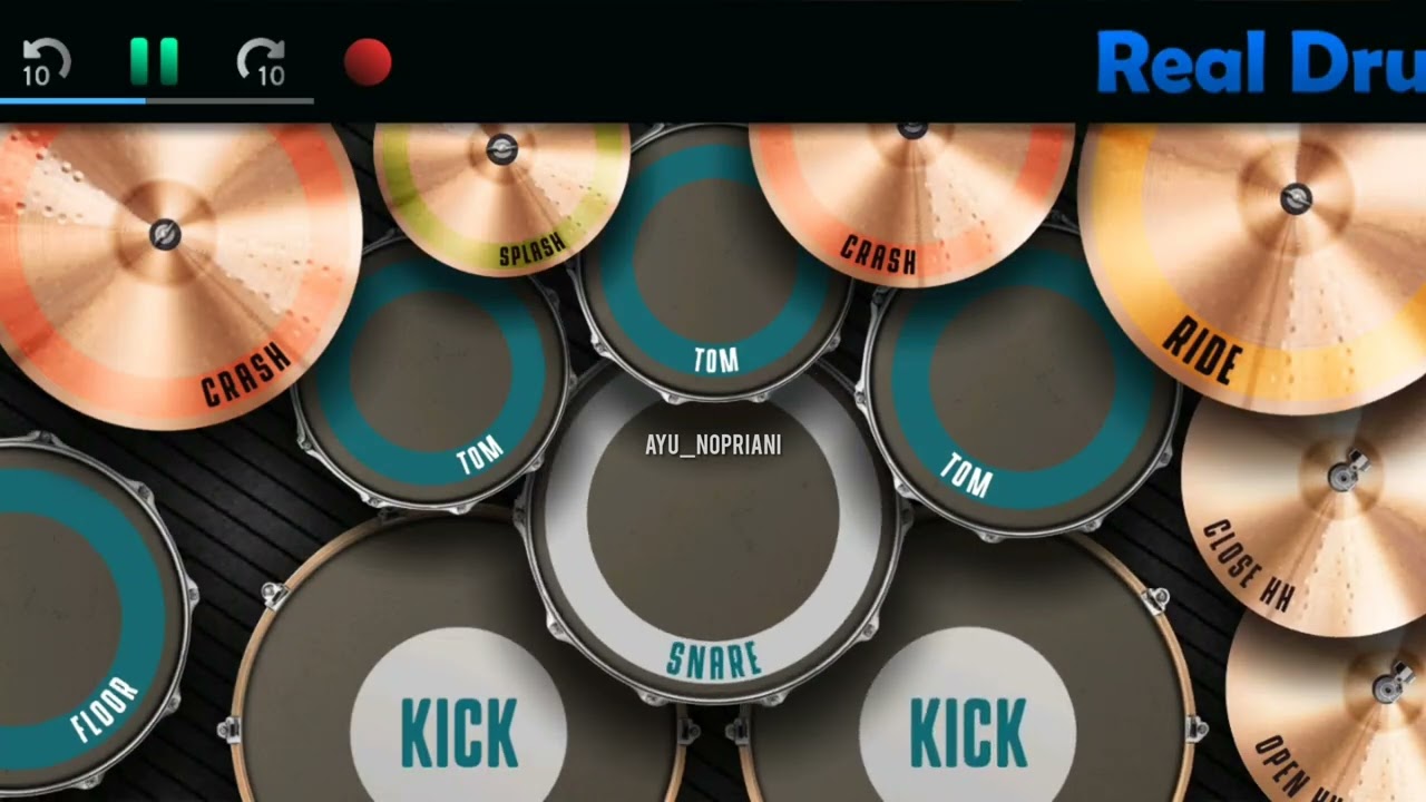 REAL DRUM COVER OST GHOST AT SCHOOL OPENING 