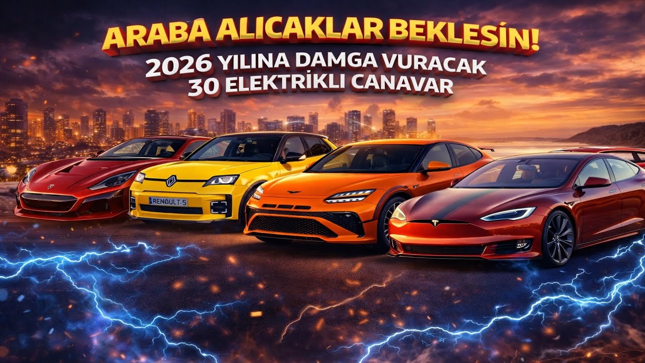 Araba Alacaklar Beklesin! 2026 Yılına Damga Vuracak 30 Elektrikli Canavar