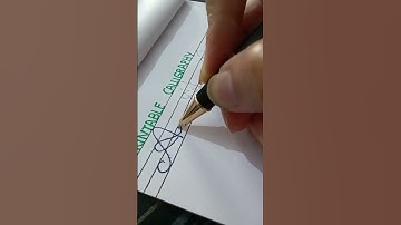 printable calligraphy #shorts #shortsfeed #writing #lettering #alphabet #learning #calligraphy #art