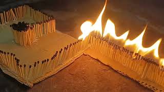 Chain reaction amazing Domino effect #Matchsticks #Chainreaction