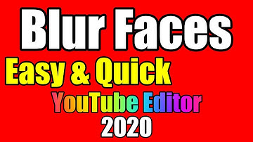 How to easily blur faces and objects with YouTube Editor | No effort needed