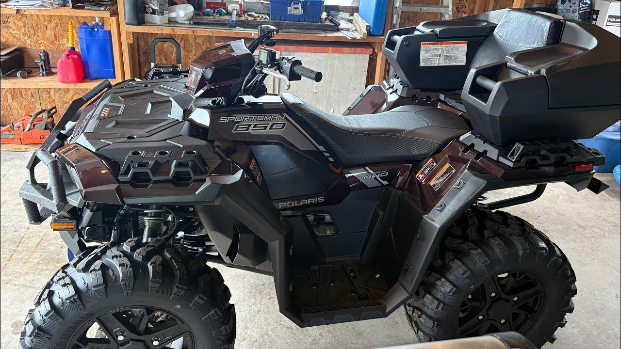 Поездка на квадроцикле на моем новом Polaris Sportsman Ultimate Trail 850 2025 года